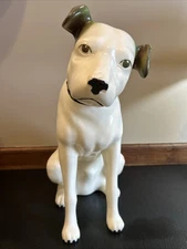 RCA Victor Nipper Dog 18" Vintage Plastic Statue Authentic Perfect Size