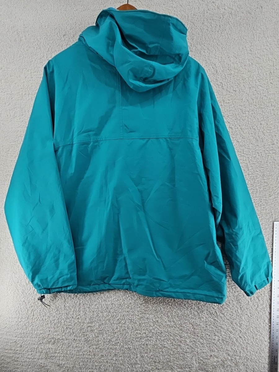 Vintage Woolrich Goro-tex Fabric Pullover Windbreaker Jacket Green