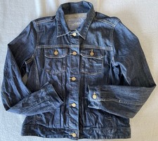 GAP Jacket 1969 Womens Medium Blue Denim Stretch Classic Jean Coat (Spring 2010)