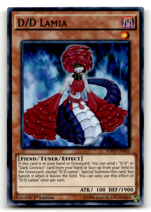 D/D Lamia SDPD-EN005 1st Edition Super Rare Structure Deck: Pendulum Domination
