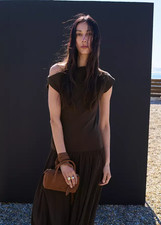 NWT mango Asymmetrical combined dress
