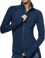 Ronhill Tech Contour Womens Running Jacket Blue Run Reflective Ladies