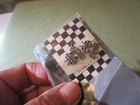 Indianapolis Motor Speedway Type Checkered Earrings Jewelry Indy 500 NEW