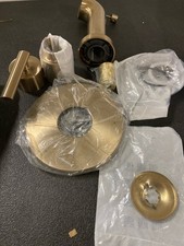 Delta Lineax 14 Series Bathtub Shower Faucet Set, Brushed Gold T14462-CZLHD