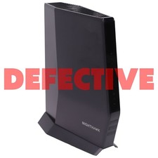 DEFECTIVE Netgear Nighthawk AX2700 WiFi Cable Modem Router Combo CAX30 - Black