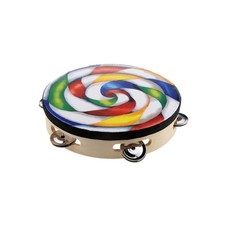 8" Colorful Tambourine Percussion Tamborine Drum Educational