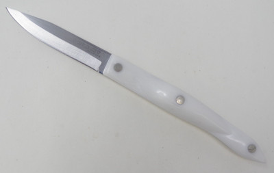 Cutco 1720 KW Kitchen Paring Knife Blade Pearl White Handle - TSA Auction