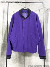 Istante VERSACE cashmere Jacket Blouson Purple Men