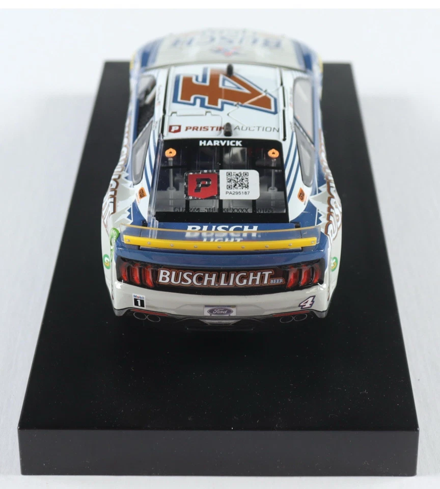Kevin Harvick Firmado 2022 #4 Busch Light Retro | 1:24 Diecast Car (PA) #/504 Foto 2 de 4