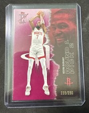 Kevin Durant Pink  235/250 - Topps Signature Class Round Pick Insert #57 Rockets