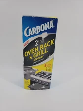 Carbona 2 In 1 Oven Rack & Grill Cleaner 16.8 oz With Bag & Gloves