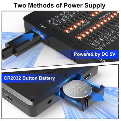 USB Cable Tester Checker Data Wire Fast Detection Type-C USB-A 3.0 Micro-B 2.0