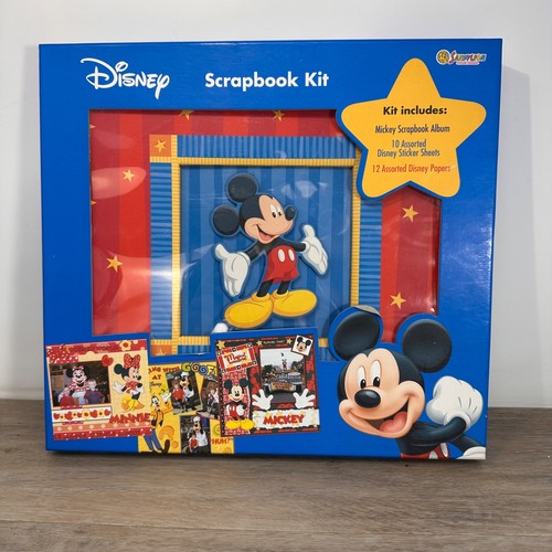 Sandylion Disney MICKEY MOUSE Scrapbook Kit 12"x12” Album, Stickers