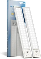 Motion Sensor Cabinet Lights 10 Inch/Wireless/5 Levels Dimmable/Magnetic/2 Pack.