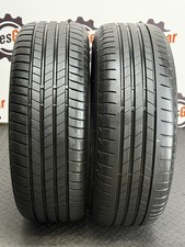 2x 205 55 R16 94V/91W BRIDGESTONE TURANZA T005 5-6+MM TESTED FREE FITING