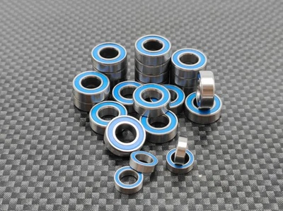 KUGELLAGERSATZ "DELUXE" FÜR TAMIYA SUPER CLOD BUSTER MODELLE - 24 GUMMI LAGER - Bild 1 von 2