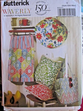 Butterick #5933  MISSES PANTS.  HAT,   PILLOW...