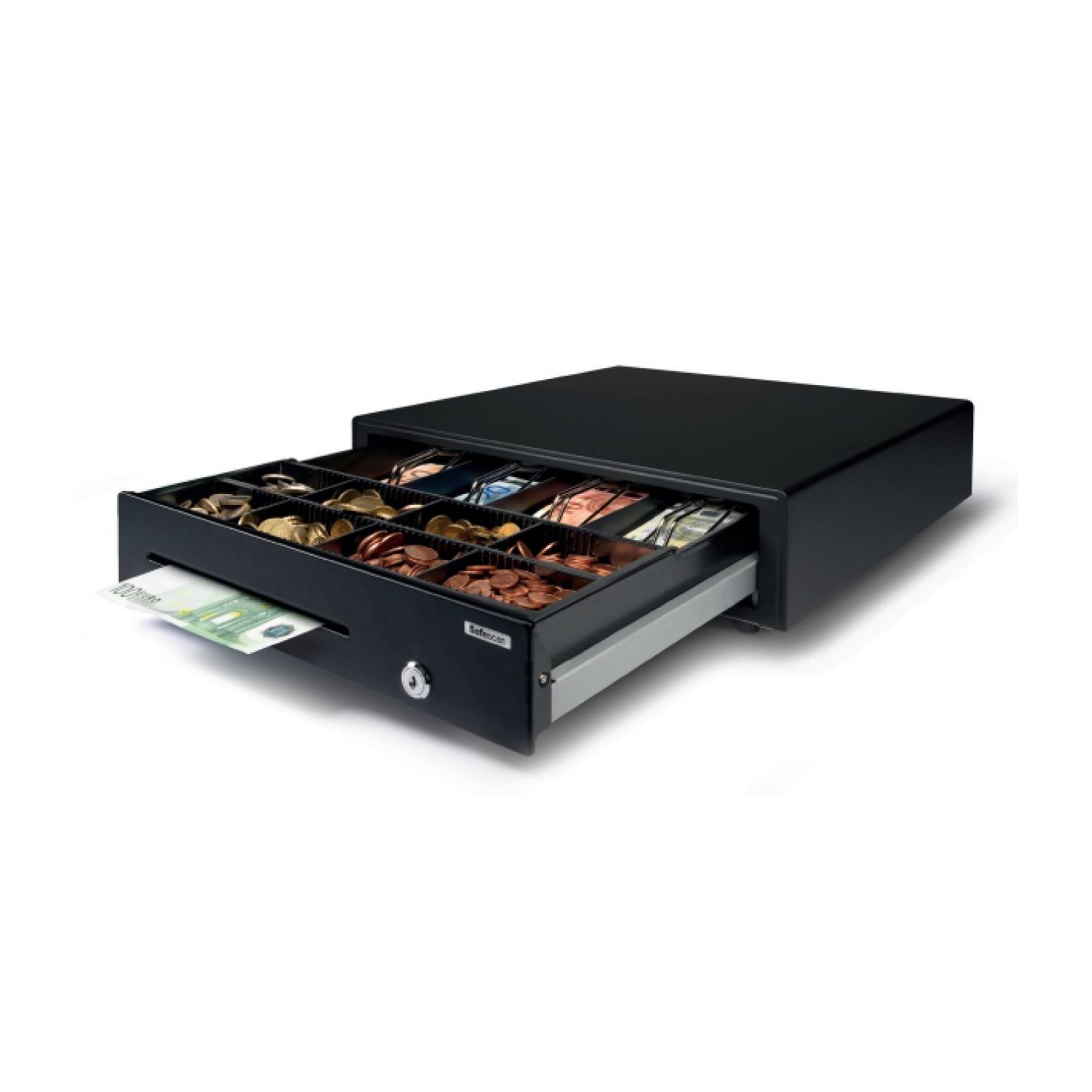 Safescan SD-4141 Cash Drawer Black with 8 Coin and 4 Note Trays