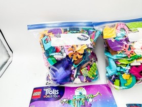 4 Lbs Of Lego Trolls World Tour & Elves Pieces Lot No Minifigs 5 Manuals