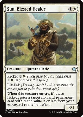 Sun-Blessed Healer - Foundations (FDN) (Foil)