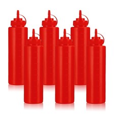 Squeeze Bottles for Sauces,Leak-Proof Condiment Dispenser, BPA-Free Kitchen R...