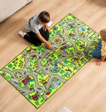 ToyVelt Car Rug for Kids   Educational Road Rug for Kids, Boys Rug  Toddler