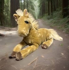 Vintage DAKIN PECOS Plush Pony Horse 22" Stuffed Lovable Floppies 25106 NOS