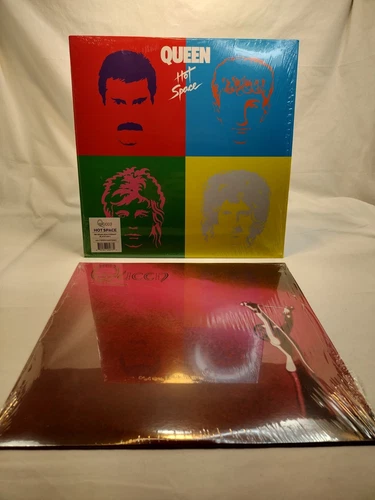 QUEEN 2LP LOT HOT SPACE SELF TITLED EXCELLENT VINYL 180G HALF SPEED REMASTERED