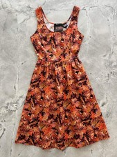 Leaves Fit  Flare Dress