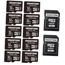 32GB-Pack Micro SD Card, Full HD Video, Surveillance Security Cam Action 10