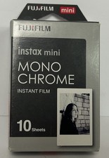 10 Prints Fujifilm instax mini B W Monochrome Instant Film for Fuji 12, 11,9, 8
