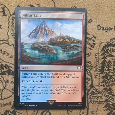 Sulfur Falls Commander: Der Herr der Ringe 333 MTG NM