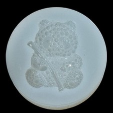 Handmade Crystal and Pearl Panda Mold For Resin