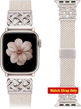 Braided Magnetic Strap Compatible with Apple Watch Series 7 6 5 4 44mm