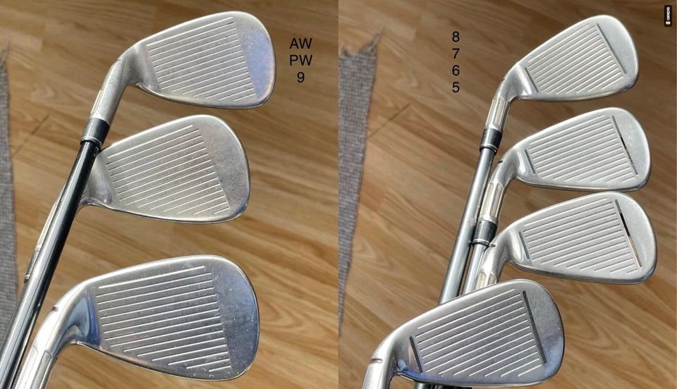 TaylorMade M2/ M1 Irons (2017)/ 5-PW+AW/ Regular 65g Graphite Shafts - Image 2 of 4