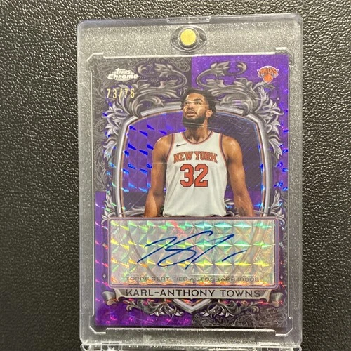 2025 Topps Chrome Karl-Anthony Towns Signature Style (RAW)