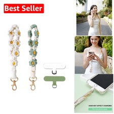 Universal Macrame Phone Lanyard with Tether Tabs - Keeps Phones Secure  Free