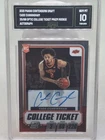 Cade Cunningham 2021 Panini Contenders Optic College Ticket Auto /99 GMA 10 GEM