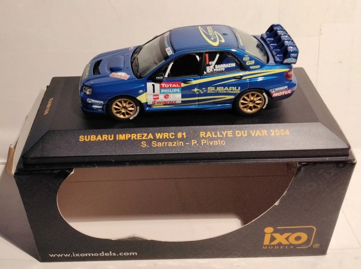 Peugeot 307 WRC IXO 1/43 - Gronholm - Vainqueur Rallye Finlande 2004 (RAM186)