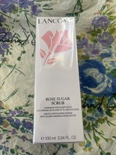 Lancome Rose Sugar Scrub Gentle Exfoliating Scrub 3.34oz/100ml NIB
