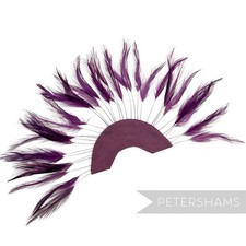 Stripped Hackle Feather Fan for Millinery, Fascinators & Hat Making