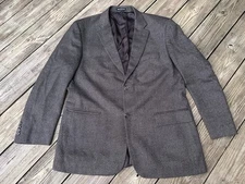 [232] Chiarelli Blazer Mens 44R Blazer Wool Two Button Sport Coat Jackfg