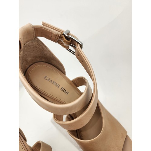 Gianni Bini women's Jaymez 2-piece strappy wrap platform block heel sandals sz 7 - Foto 5 di 15