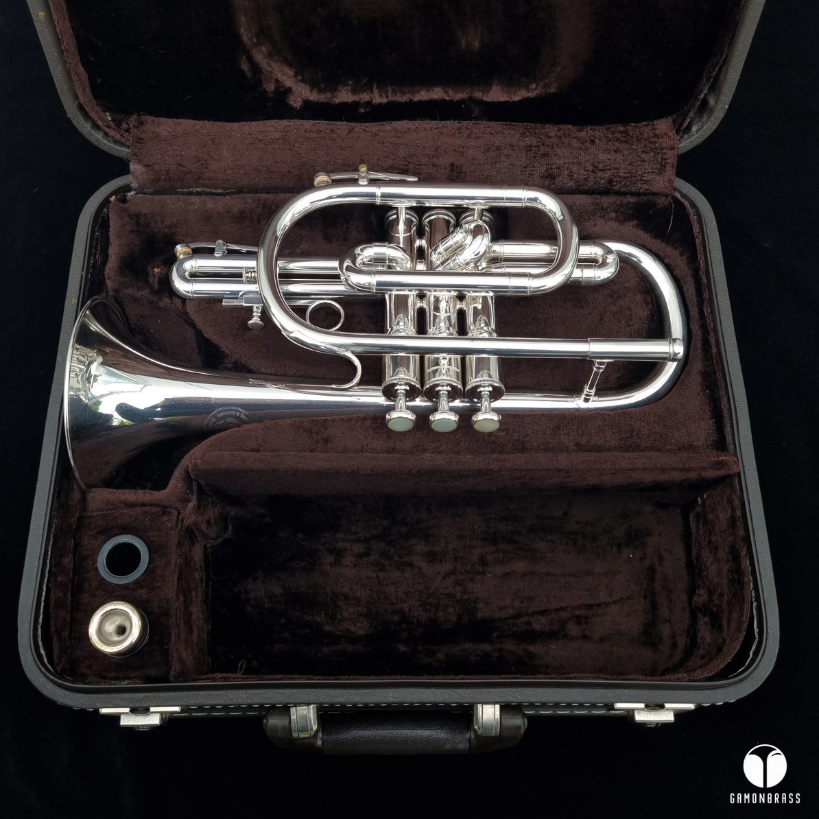 Boosey & Hawkes Sovereign ` Round Stamp` 922 LARGE bore cornet