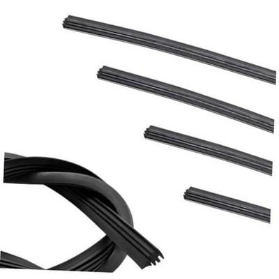 4 PCS 28'' Silicone Frameless Wiper Blade Refill, Waterproof Boneless Wiper