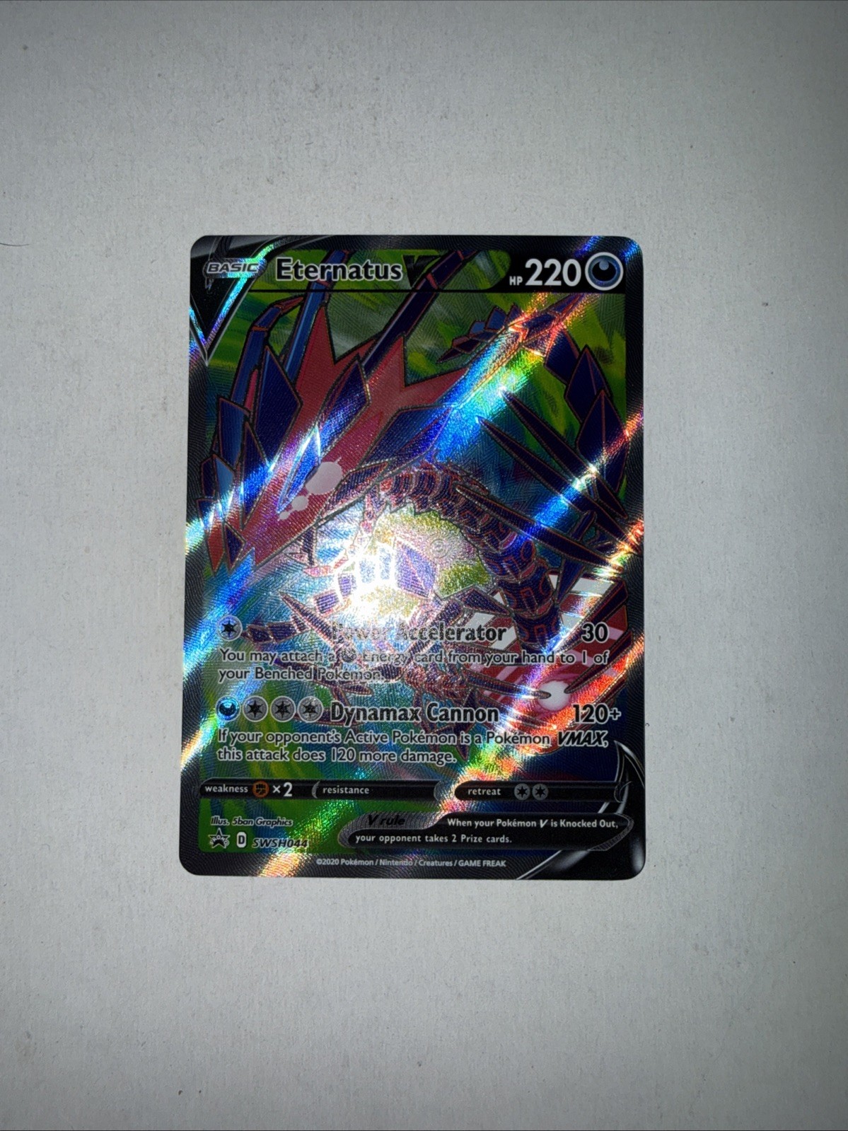 Pokemon TCG Black Star Promo SWSH044 - Eternatus V - Ultra Rare - NM/MINT!
