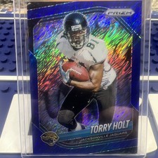 2025 Panini Prizm Torry Holt  Blue Shimmer  /35   