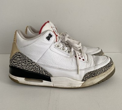 Jordan 3 Retro White Cement 2010      Size 12  - 136064-105