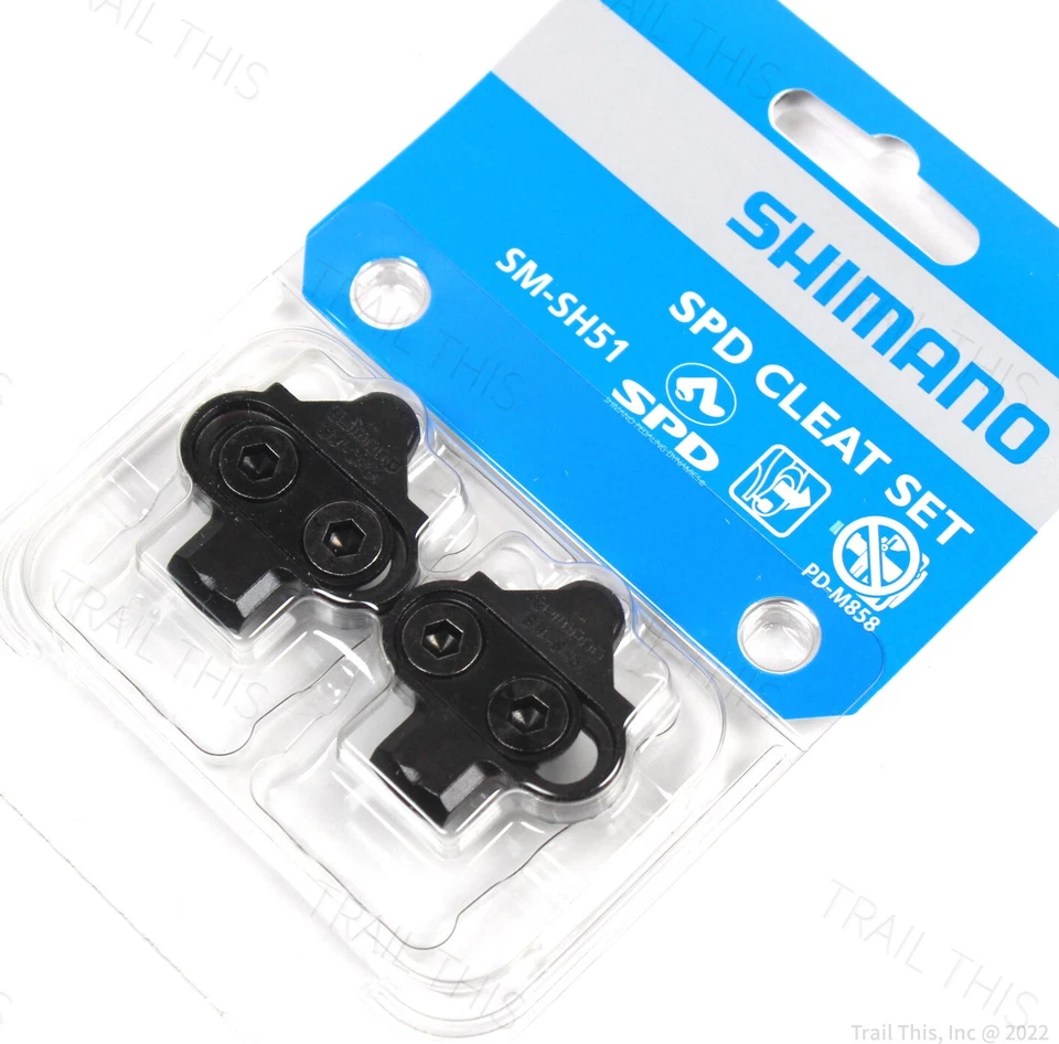 Shimano SM-SH51 SPD Cleats Set fits PD-M536 M520 M515 M505 M424 Bike Pedals - Image 2 of 4
