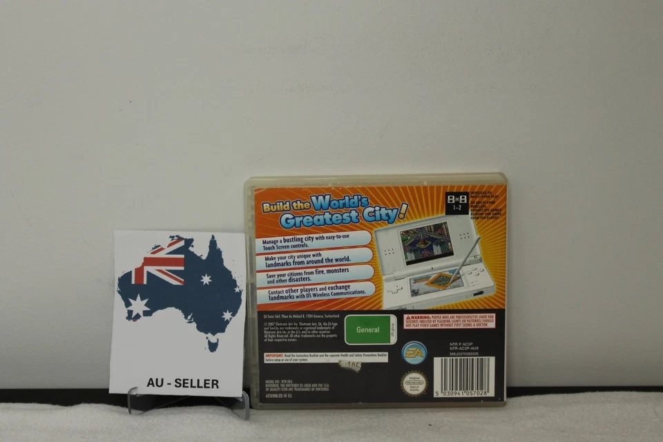 SIM CITY (Nintendo DS) PAL Game Complete with manual |FAST-POST au-seller✅✅ - Image 2 of 3